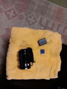 1010 Camera on towel